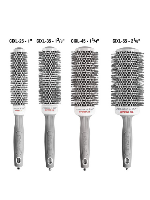 Olivia Garden Ceramic + Ion Speed XL Thermal Brush Kit - 4pcs