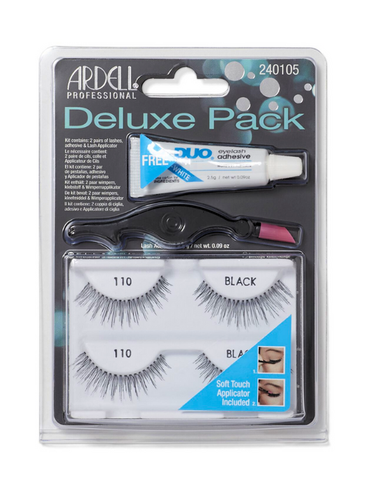 Ardell False Eyelashes Deluxe Pack 110 Black Packaging