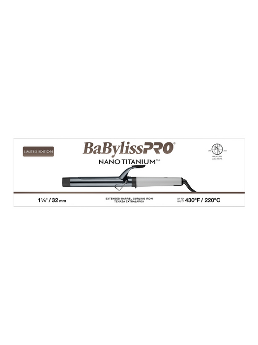 BaBylissPRO Nano Titanium Limited Edition 1¼" Extended Barrel Curling Iron (Mist Collection)