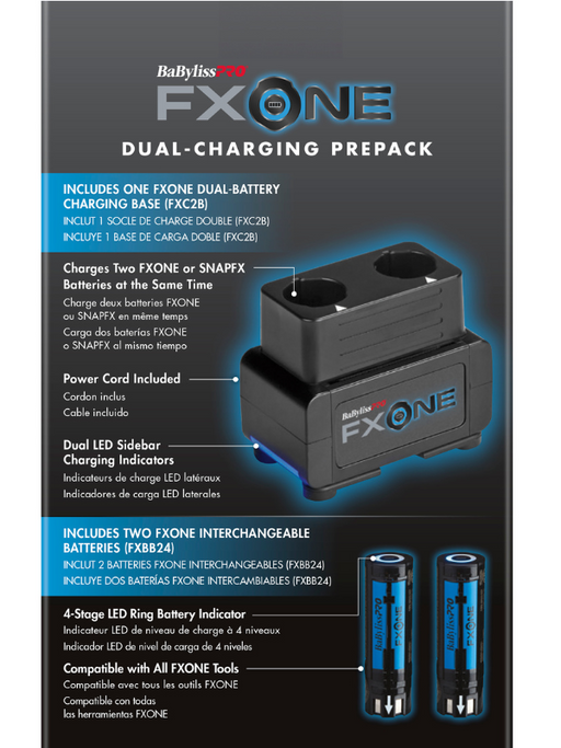 BaBylissPRO FXONE Dual Battery Charging Prepack