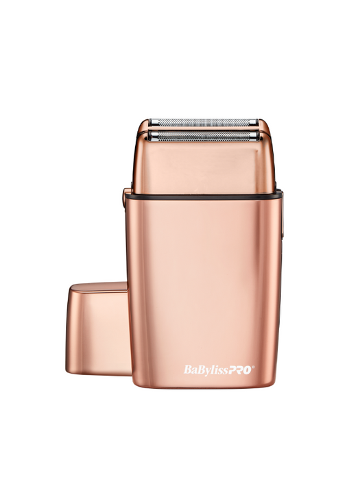 BabylissPRO LimitedFX Rose Gold Trimmer + Double Foil Shaver Prepack FXFS2RG