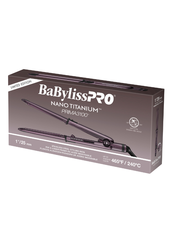 Babyliss pro nano titanium prima 3100 flat iron 1 best sale