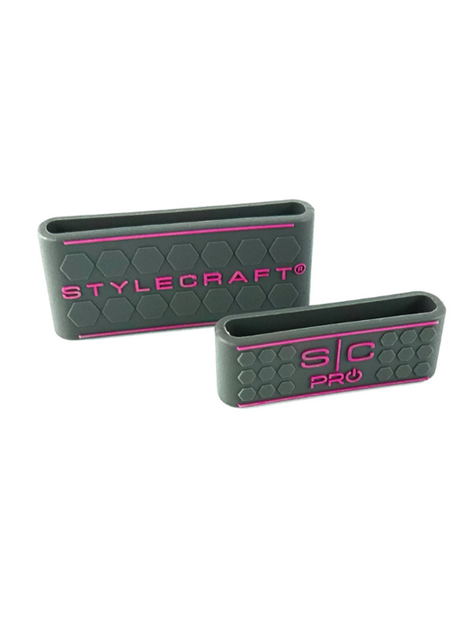 Stylecraft Pro Barber Hair Clipper and Trimmer Grip Band Set