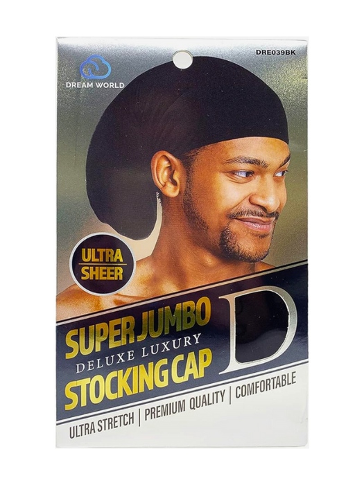 Dream World Super Jumbo Deluxe Luxury Stocking Cap "Black"