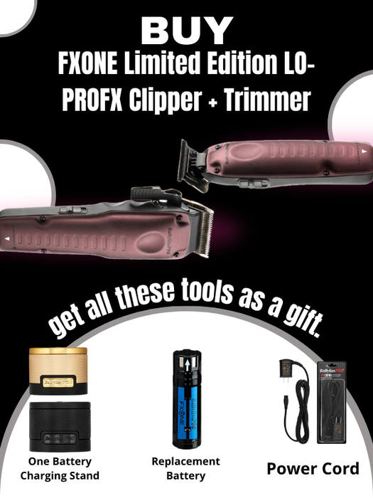 BaBylissPRO FXONE Lo-ProFX Limited Edition Nightfall Collection Clipper & Trimmer Prepack (Tools Only)