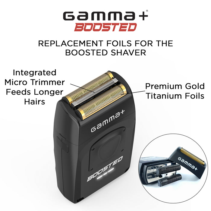 Gamma+ Boosted Shaver Gold Replacement Foil