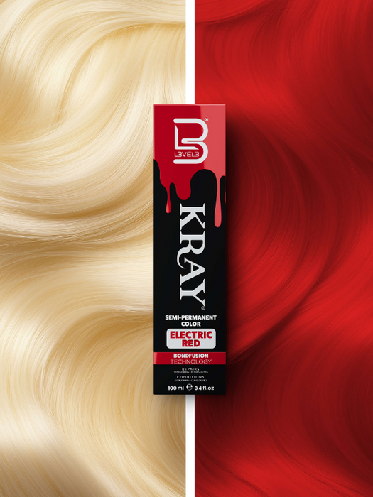 L3vel3 Kray RED Semi-permanent color 100ml