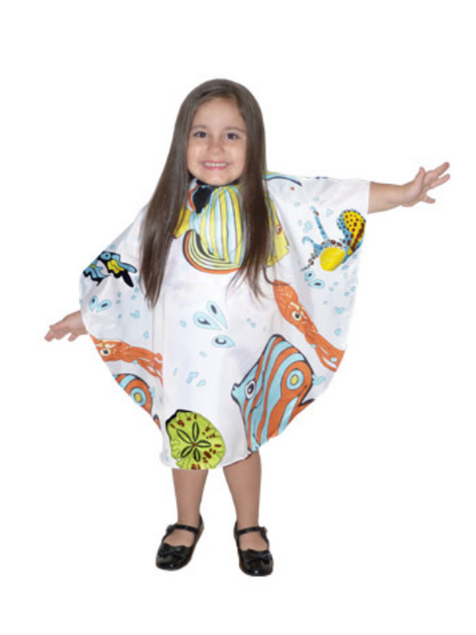 Scalpmaster Vinyl Tropical Kiddie Cape 4056