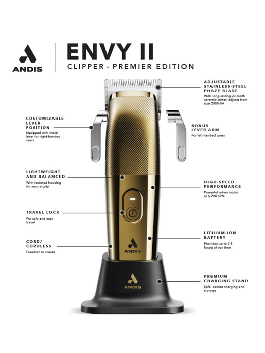 andis envy ii clipper premier edition aspects