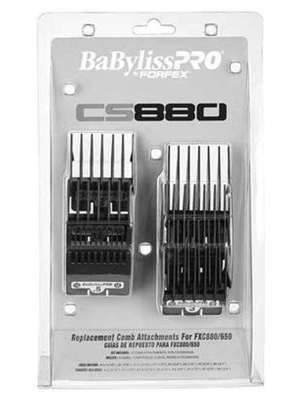 BaBylissPRO 8 Pack Attachment Combs for Precise Haircuts Vip Barber Supply