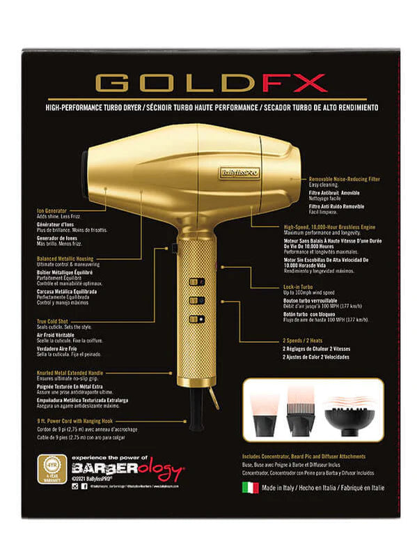 The BaBylissPRO® deals GOLDFX Dryer