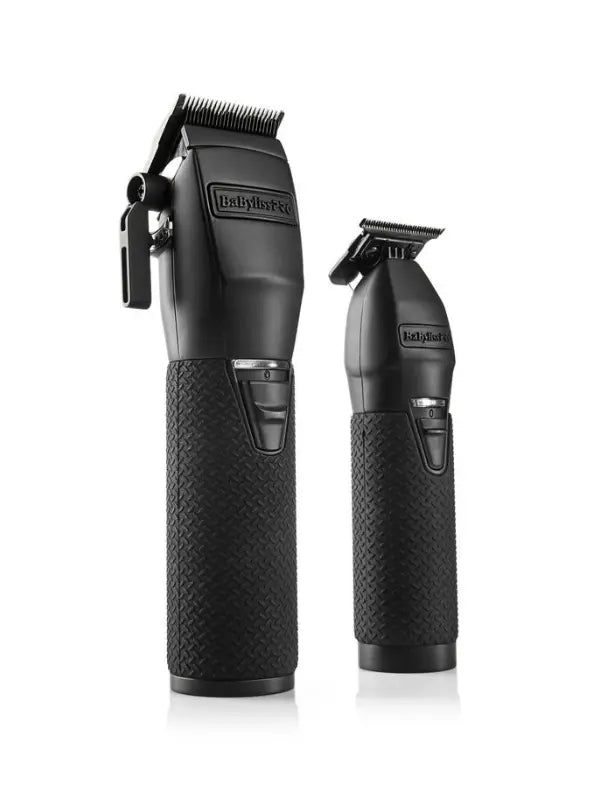 BaBylissPRO LimitedFX Matte Black Prepack - All Metal+ Clipper & Trimmer