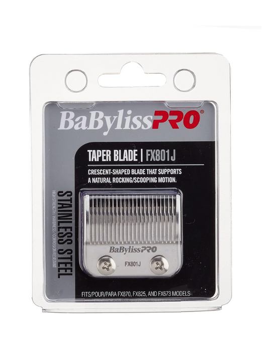 BaBylissPRO Stainless Steel Clipper Taper Blade #FX801J