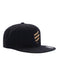 barber strong snapback black gold