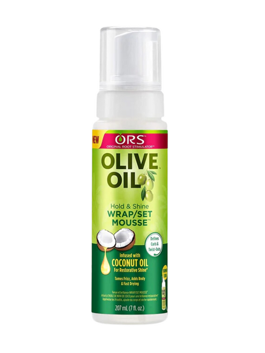 ORS Olive Oil Hold & Shine Wrap/Set Mousse