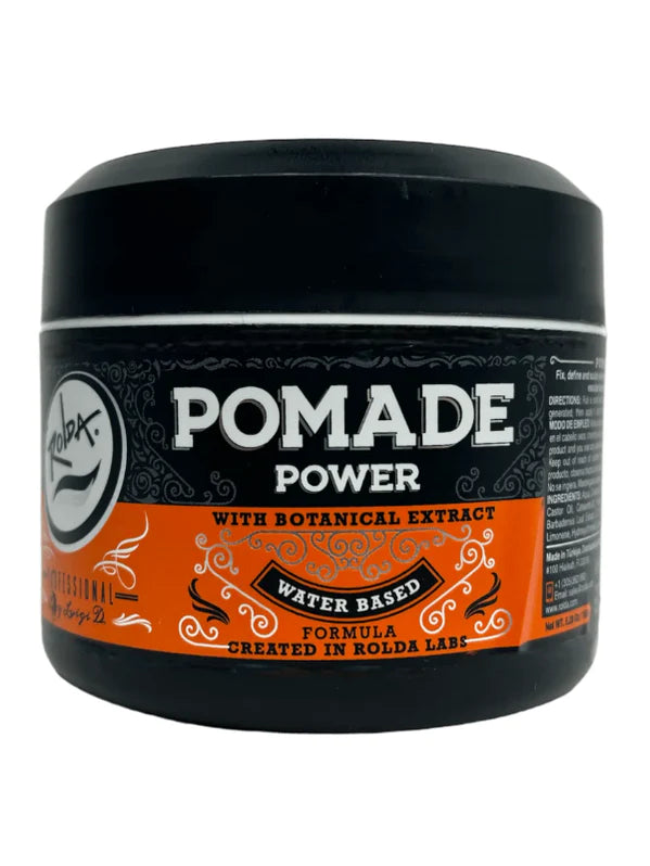 Rolda Hair Pomade 'Power' 5.29oz - Ultimate Hold & Glossy Finish — Vip  Barber Supply