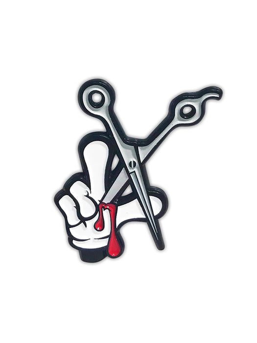 Blood Veins & Bandages Los Angeles Shears Barber Pin