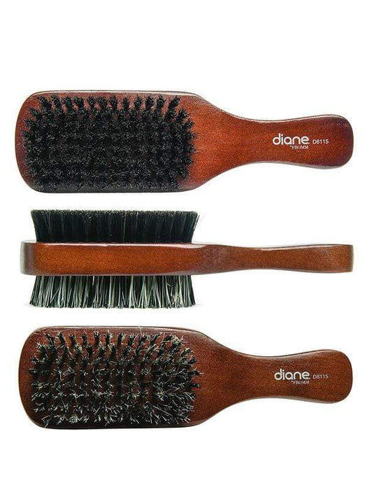 Diane Premium 100% Boar Bristle Brush for Men Medium Firm Bristles