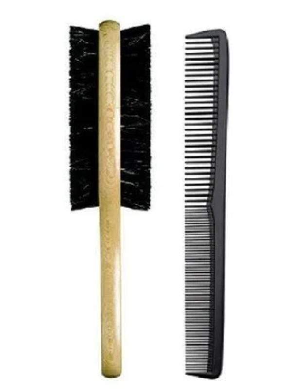 Diane Curved Prestige 2-Sided Military Club Brush - Soft / Hard # D1752