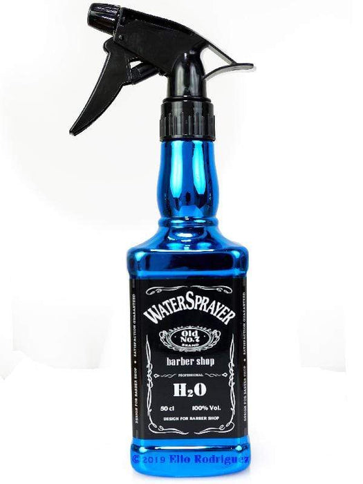 VIP BARBER SUPPLY Spray Bottles Water Spray Bottle Blue Metallic 16 oz